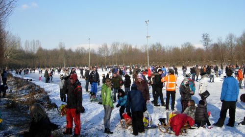 Schaatsbaan op Parkhout officieel open
