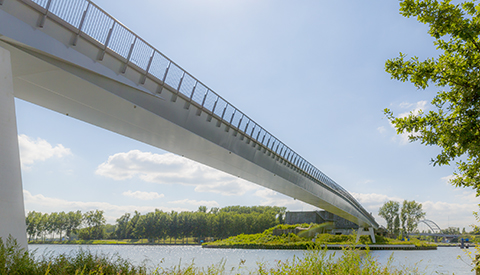 Nieuwe Heemstederbrug in Nieuwegein genomineerd voor European Steel Bridge Awards 2016