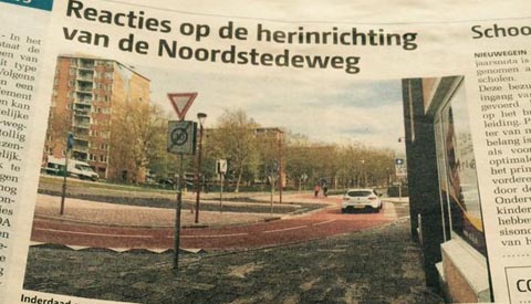 Fietsersbond Nieuwegein: ‘De Noordstedeweg een fietsstraat? Wat ons betreft niet…’