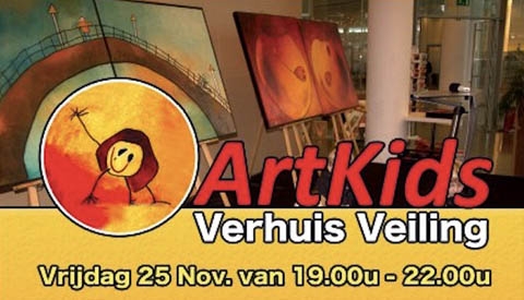 Stichting Artkids veilt schilderijen