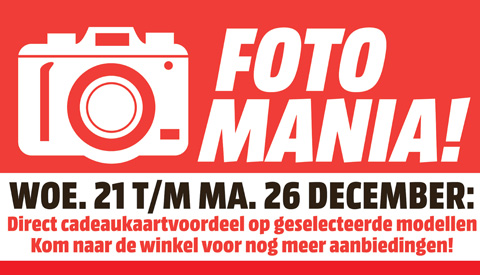 Foto Mania bij de Media Markt in Nieuwegein