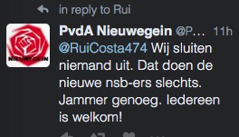 PvdA Nieuwegein noemt PVV aanhangers ‘de nieuwe NSB-ers’