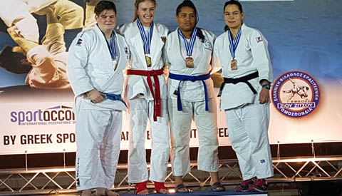 Zilver voor Denise Geerders op WK Jiu Jitsu in Griekenland