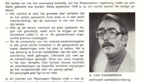 Oud wethouder Ton van Zandbergen overleden