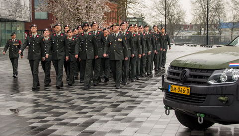 Reservisten leggen eed af in Nieuwegein