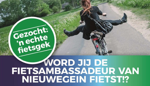 Word jij de fietsambassadeur van Nieuwegein Fietst!?