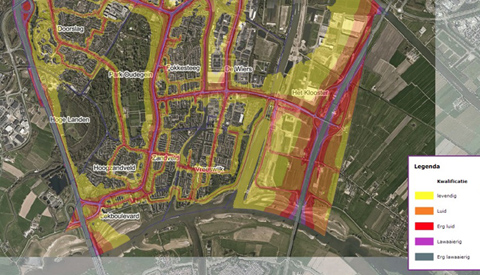 2550 woningen in Nieuwegein last van geluidshinder