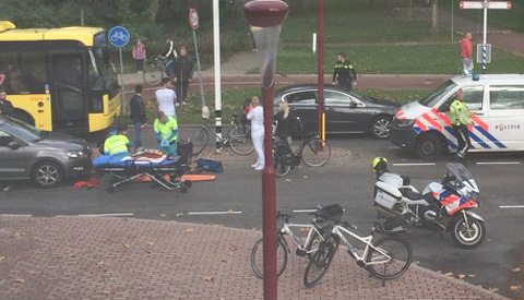 Weer fietser gewond op de Noordstedeweg