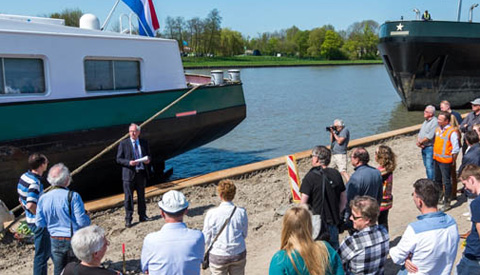 Ligplaatsen en deel van verbreed Lekkanaal bij Prinses Beatrixsluis op 18 april feestelijk geopend