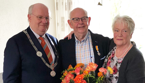 Drie Nieuwegeiners ontvingen vandaag een Koninklijke Onderscheiding
