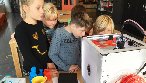 Filmen en 3D-printen in de Media Makerspace