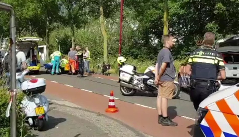 Fietser aangereden op de Herenstraat