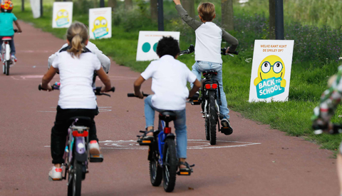 Fietsersbond laat ouders een fietsbelofte doen