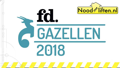 Noodliften.nl uit Nieuwegein winnaar van de FD Gazellen 2018