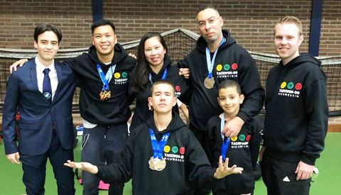 Nieuwegeiners in de prijzen op het NK ITF Taekwondo