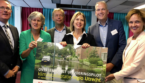 Rijksbijdrage van 802.000 euro klimaatbestendige wijken in de regio Utrecht
