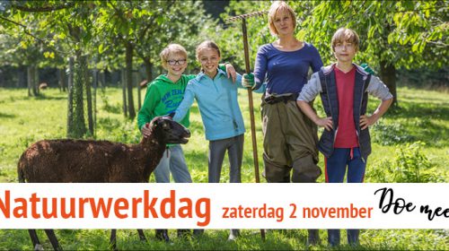 Natuurwerkdag op zaterdag 2 november in Nieuwegein