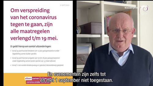 Videoboodschap burgemeester Frans