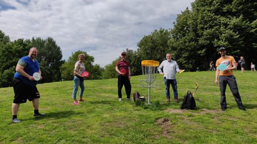 Disc Golf parcours in Park Oudegein opgepimpt