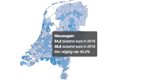 Inwoners uit Nieuwegein armste van de provincie qua gemiddeld vermogen