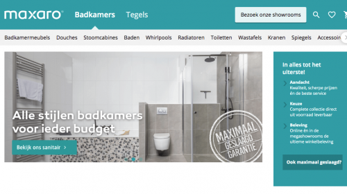Slaag maximaal voor badkamers en tegels bij Maxaro Utrecht