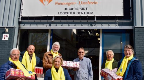2265 pakken koffie voor Voedselbank Nieuwegein-IJsselstein door actie Lions
