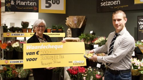 Jumbo De Gaarde Nieuwegein steunt Feest Maal 50 van Stichting Eet Mee