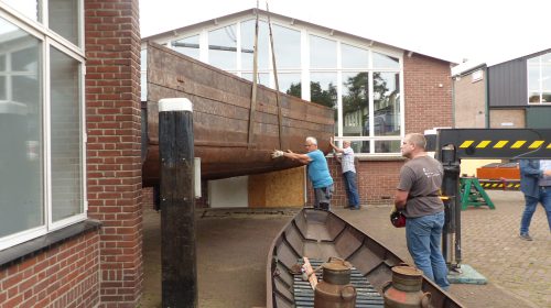 Bijzondere doorgang bij Museumwerf Vreeswijk