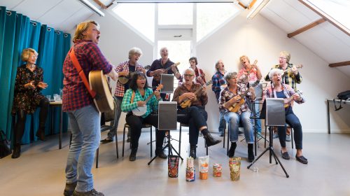 Cultuur in Dorpshuis Fort Vreeswijk: optreden Ukelelies