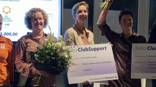 Stichting Bouwgein één van de winnaars Rabo ClubSupport 2021