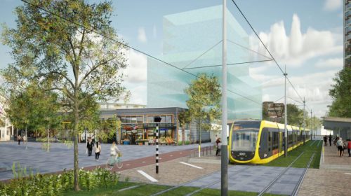 Officiële opening tramhalte in Stadscentrum Nieuwegein
