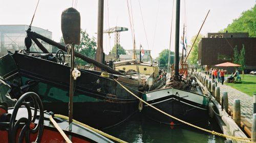 Historische gasten in Museumhaven Vreeswijk