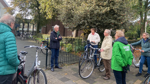 Klimaatburgemeester op de fiets met Samen Duurzaam Nieuwegein