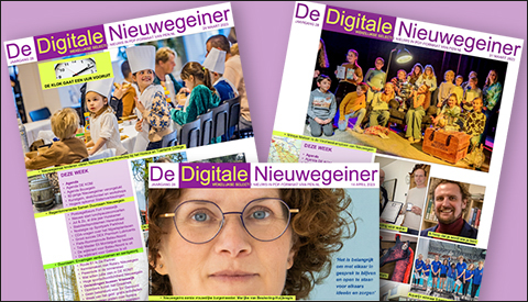 Meld je aan voor onze wekelijkse krant De Digitale Nieuwegeiner