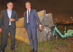 Minister van Infrastructuur en Waterstaat Mark Harbers bezocht de VVD in Nieuwegein