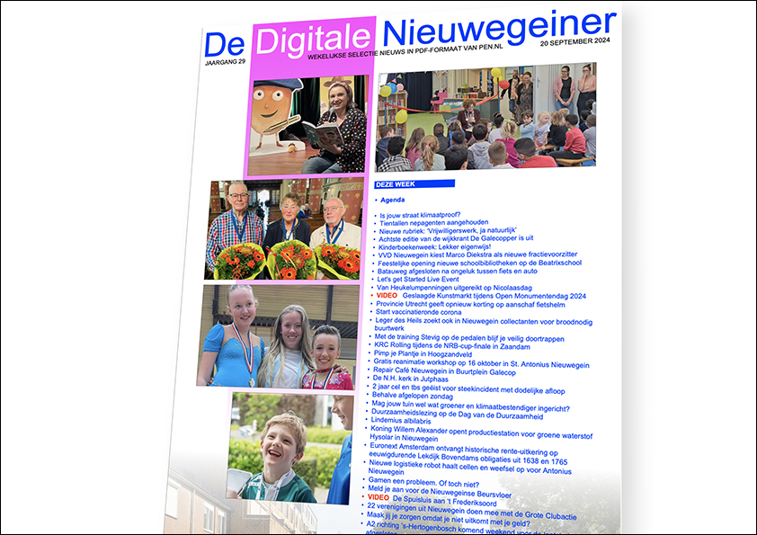 Lees hier De Digitale Nieuwegeiner van deze week