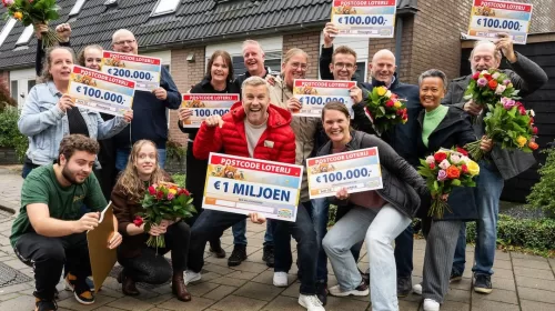 Negen inwoners uit Nieuwegein verdelen 1 miljoen euro van de Postcode Loterij