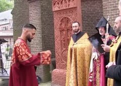 Inzegening khachkar Nicolaaskerk Nieuwegein