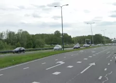 Weg naar de poort