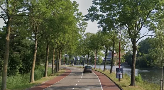 Bocht in de Vreeswijkstestraatweg