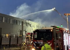 Brand in bedrijfsverzamelpand aan de Vrijewade in Nieuwegein